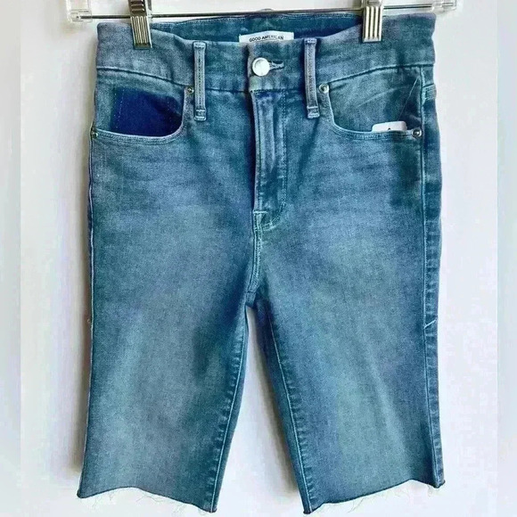 NWT! Good American Good Bermuda Short - Picture 1 of 7